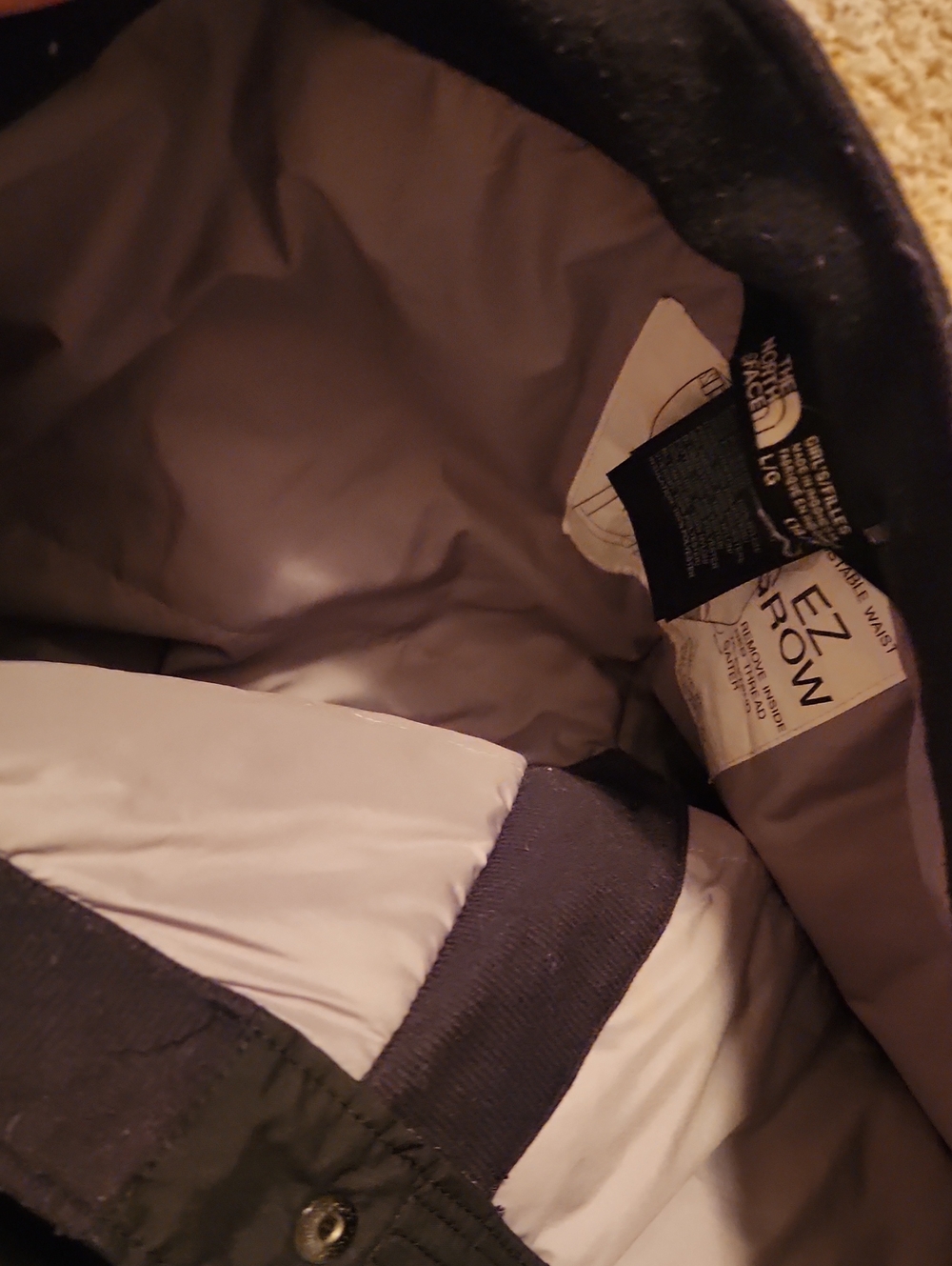 The North Face Youth Black Outdoor Snow Shell Pants Size Large 14/16 - Picture 7 of 12